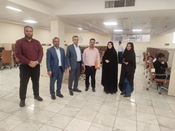 بازدید مدیر محترم آموزش و پرورش رفسنجان از سالن آموزش دانشکده پرستاری در برگزاری آزمون ورودی دبیرستان بهیاری برای سال تحصیلی جدید 