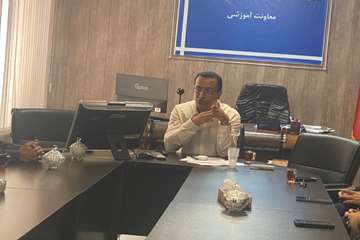 جلسه کارشناسان آموزش بامعاونت محترم  آموزشی دانشگاه 