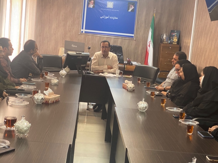 جلسه کارشناسان آموزش  با معاونت محترم آموزش دانشگاه در دفتر معاونت  مورخ 1405/5/10 برگزار گردید