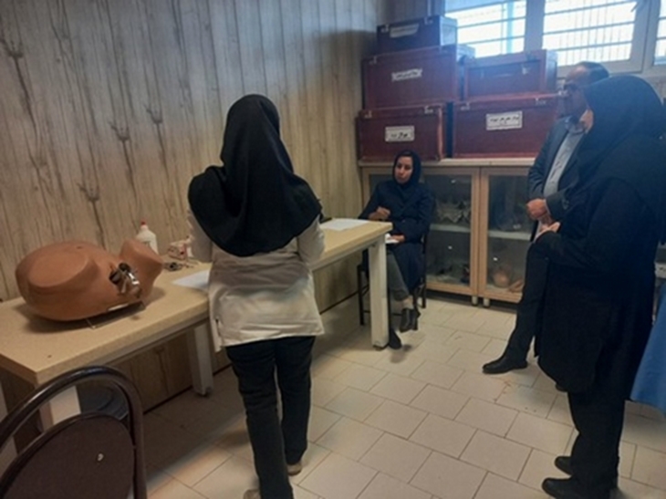 بازدید و ارزیابی از امتحان آسکی دانشجویان پزشکی گروه زنان مورخ 1404/10/30